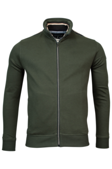 SWEAT CARDIGAN ZIP Dark GREEN