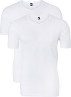 Alan Red T-shirts West Virginia (2-pack) - V-hals - wit -  Maat M t/m XXL