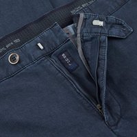Brühl Denim Bi-stretch 360 graden pantalon Regular fit Kleur 930: Blauw Zwart