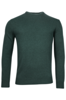  CREW NECK PULLOVER 100% lambswool DARK GREEN